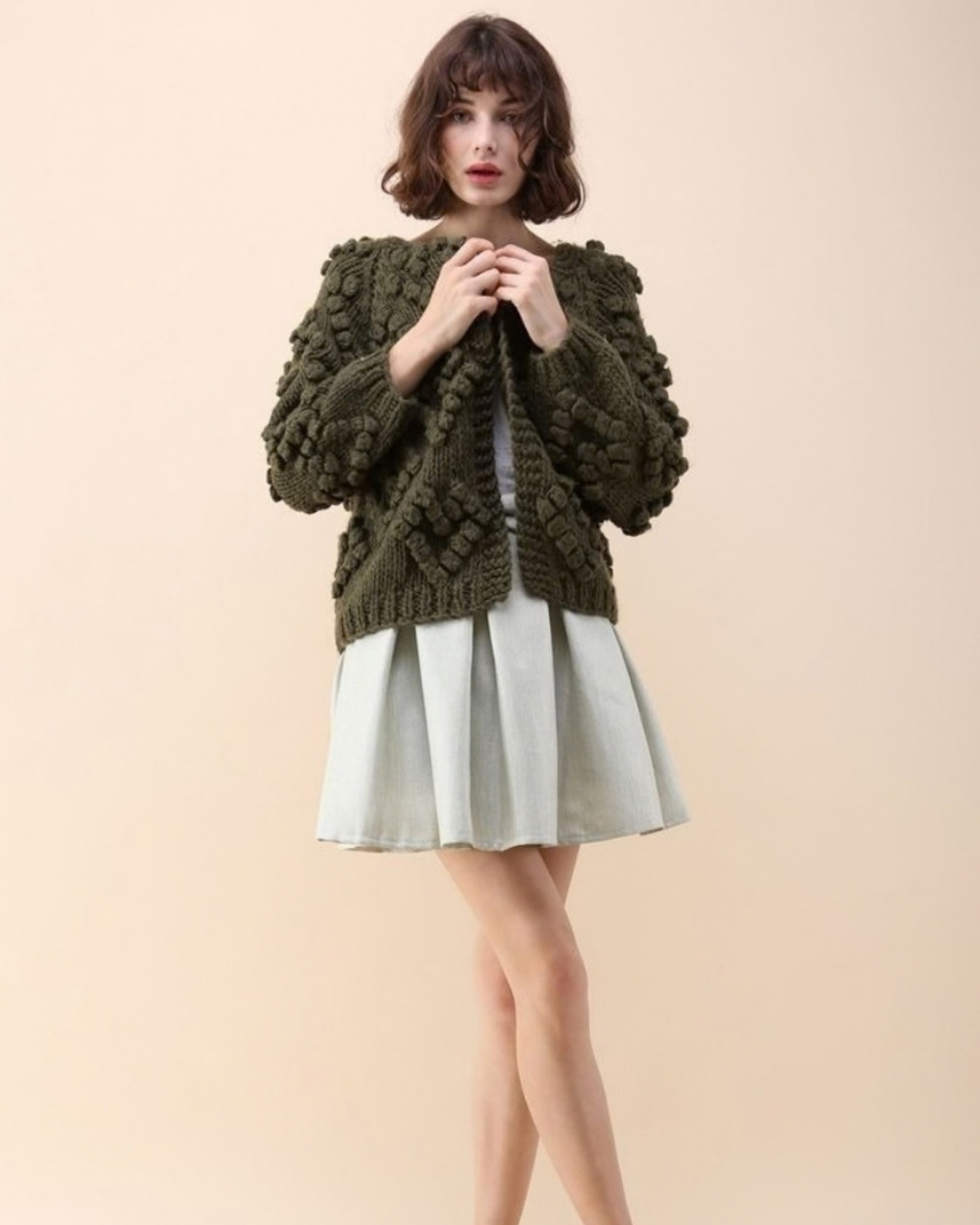 Heart Pattern Cardigans
