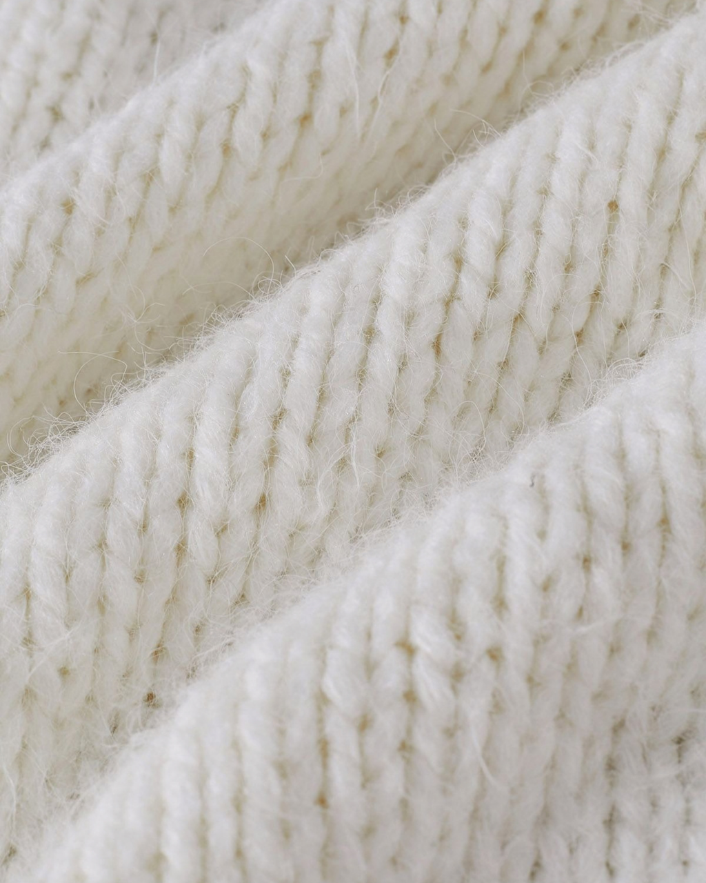 Women's White Cable Crochet Button-Front Cardigan