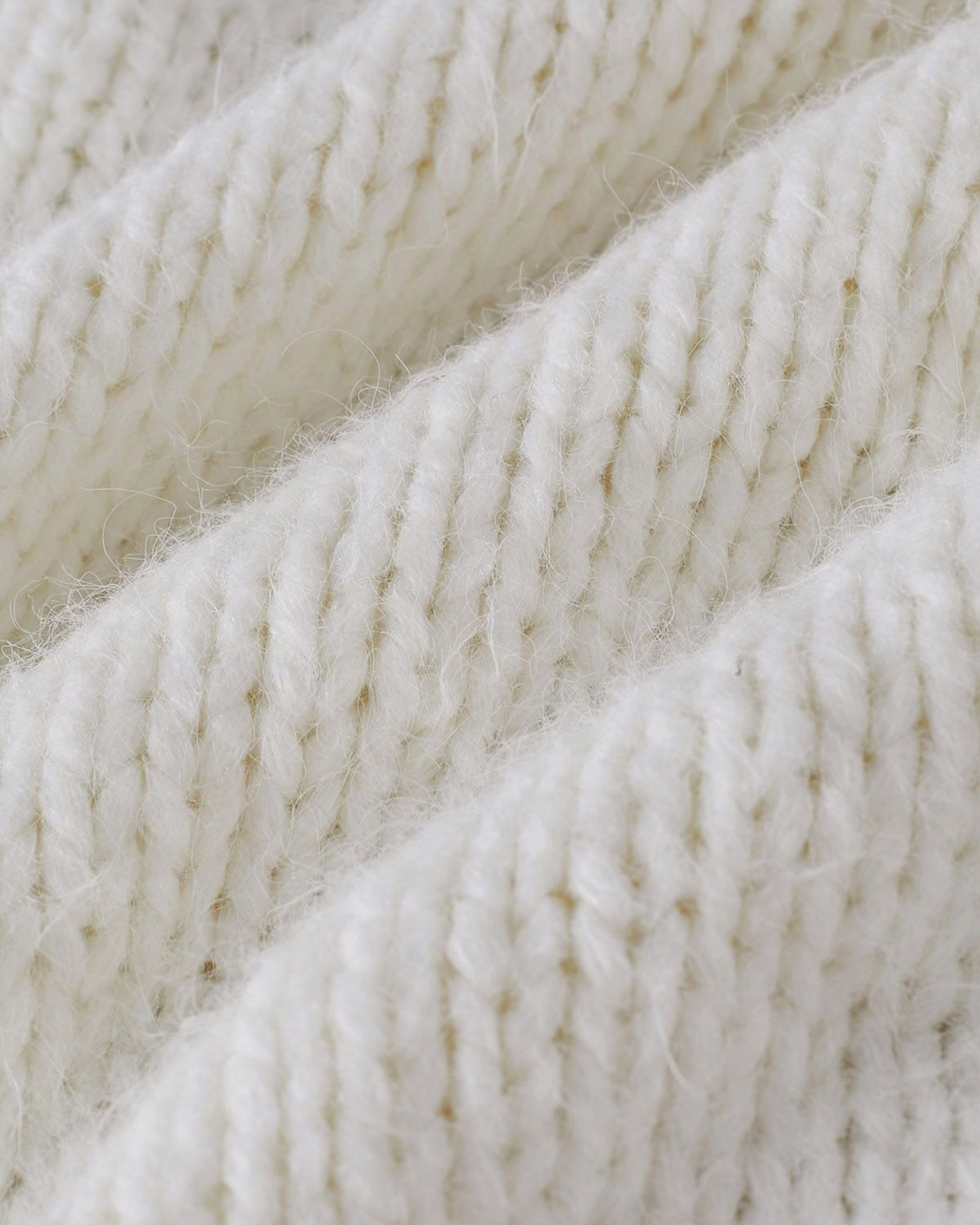 Women's White Cable Crochet Button-Front Cardigan