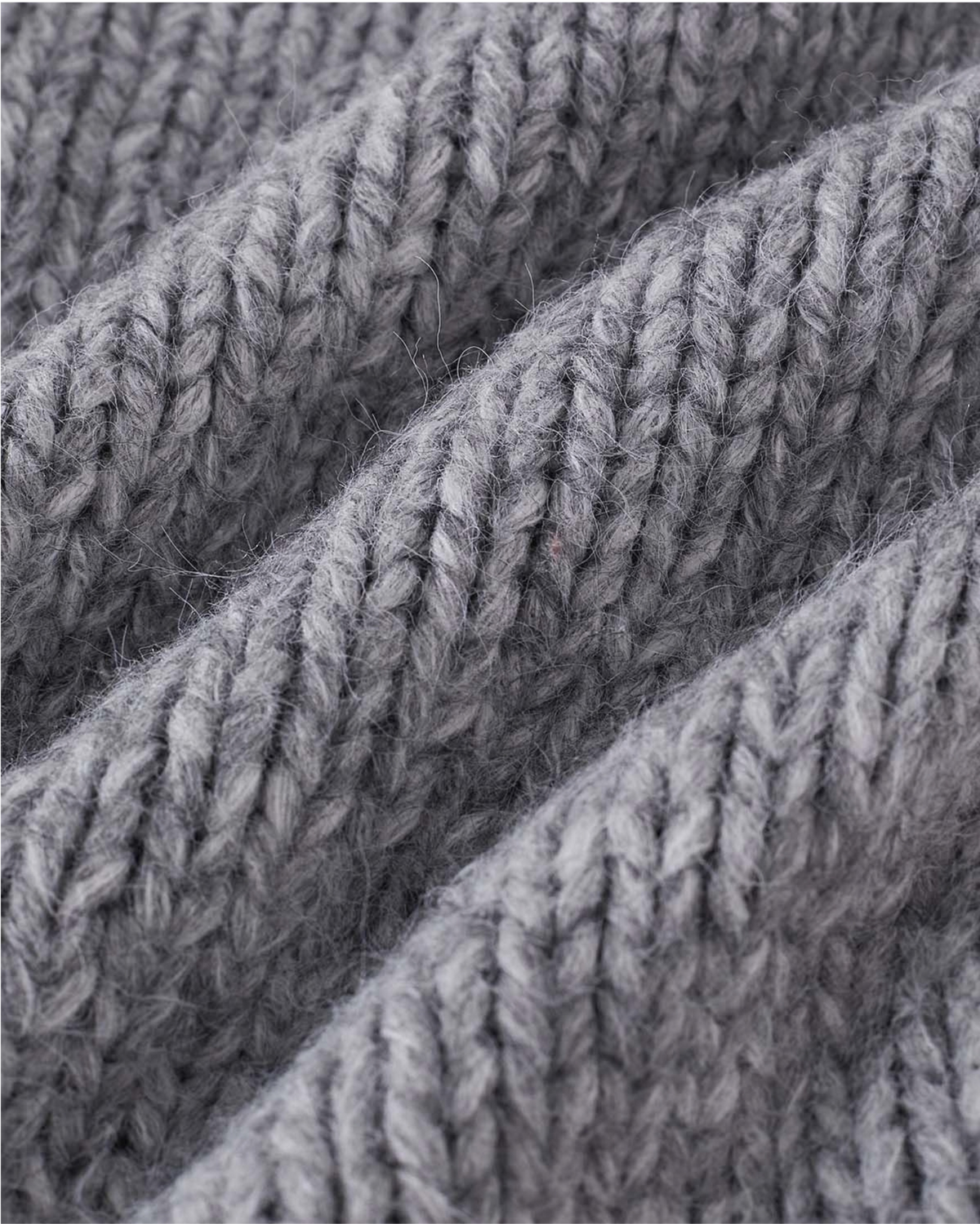 Women's Heather Grey Cable Crochet Button-Front Cardigan