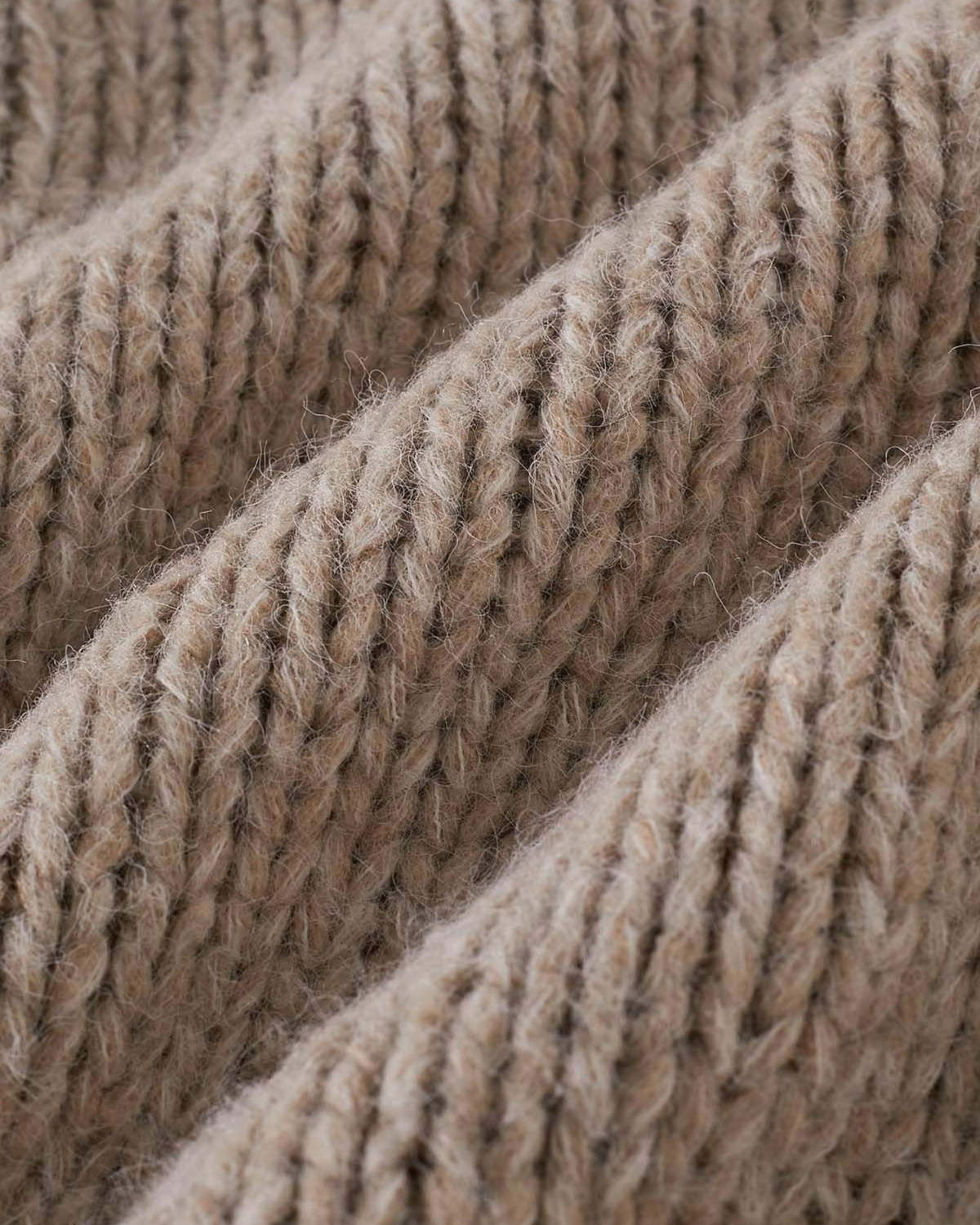 Women's Taupe Cable Crochet Button-Front Cardigan